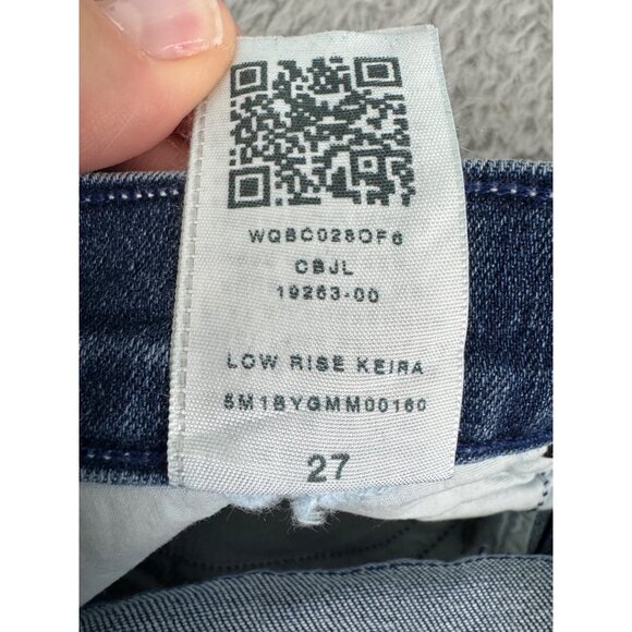 True Religion Womens Low-Rise Keira Denim Shorts Size 27 Distressed Frayed Hem N - Picture 8 of 16